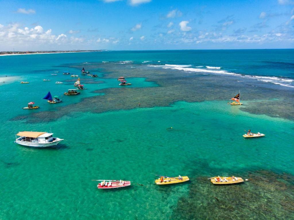 Porto De Galinhas - Terreo Com 03 Quartos Com Suite Top- Condominio Palm Village Acqua Buitenkant foto